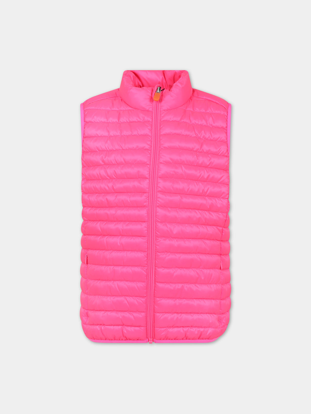 Gilet rosa Ozam per bambina con logo